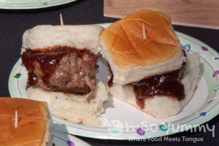 Hak Grill beef slider at Gourmet Experience 2011