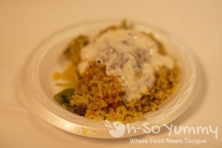 Taste of Downtown 2011 - Royal India saffron rice