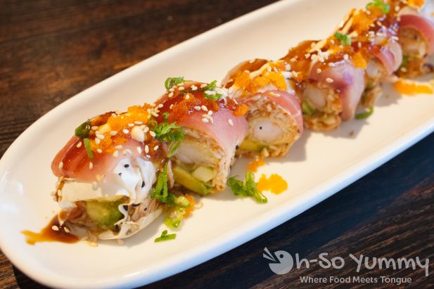 Holiday Roll at EON Sushi in Costa Mesa