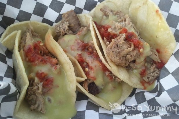 Mad Maui Food Truck - Street Tacos with pulled pork