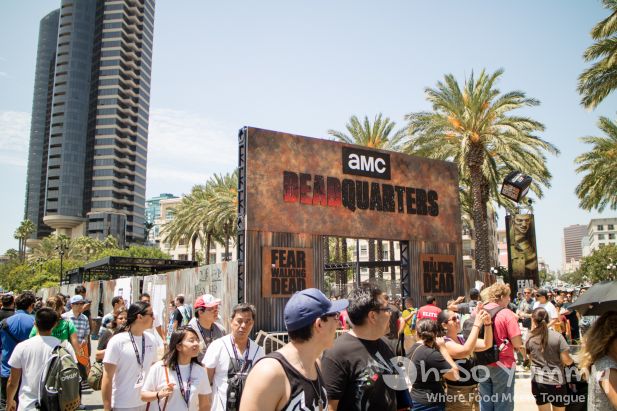 The Walking Dead exhibit outside of San Diego Comic Con 2017