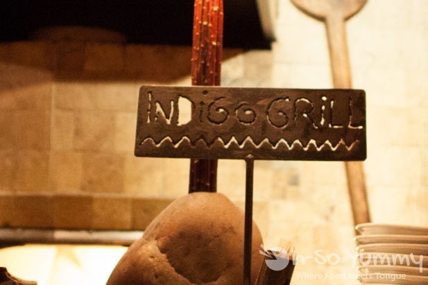 Indigo Grill - sign