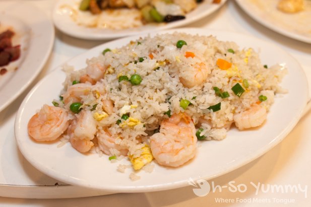 shrimp fried rice at Ly's Garden in San Diego