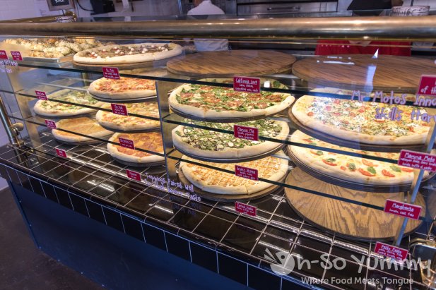selection of fresh pizzas from Mr Moto Pizza in Point Loma