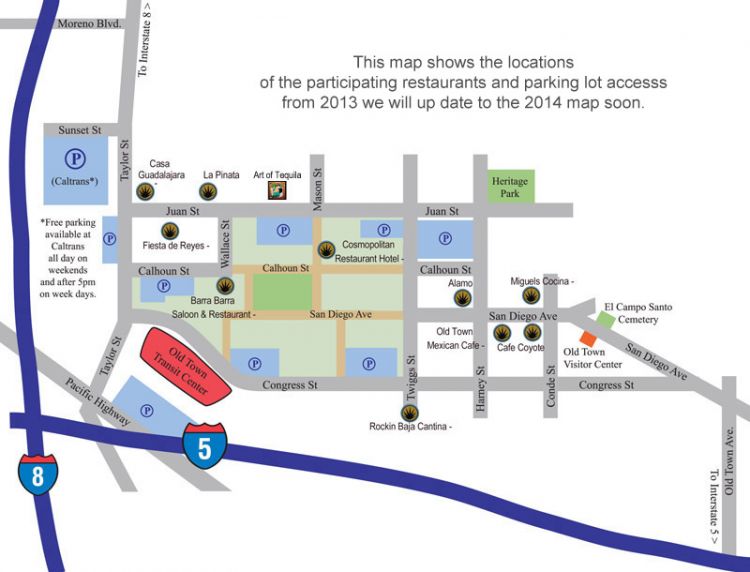 Taste of Old Town Map 2014 Taste of Old Town Map 2014