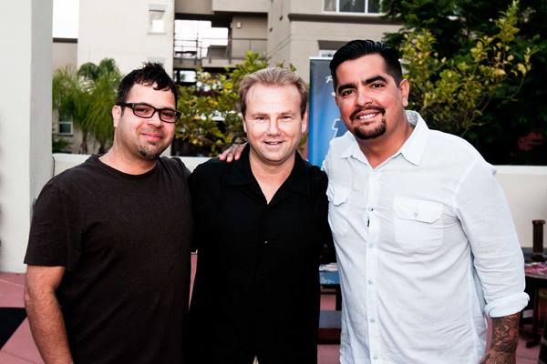 Latin Food Festival - Aaron Sanchez and Anthony Lamas with festival director Richie Matthews Latin Food Festival - Aaron Sanchez and Anthony Lamas with festival director Richie Matthews