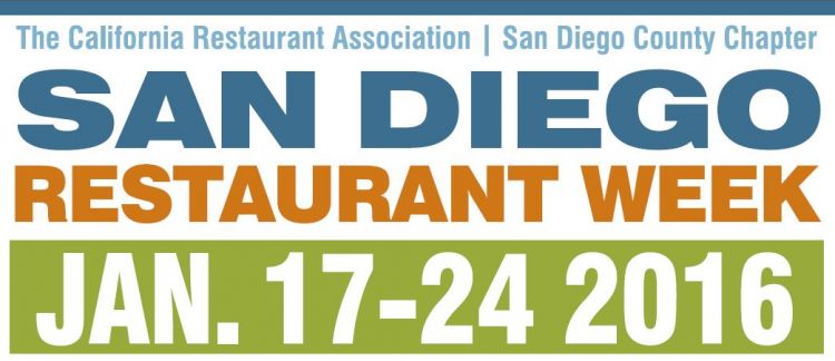 San Diego Restaurant Week Jan. 17-24 2016 San Diego Restaurant Week Jan. 17-24 2016