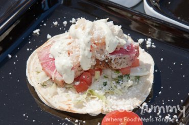 Larry Malone of Empirehouse Urban Palate - fish taco Larry Malone of Empirehouse Urban Palate - fish taco