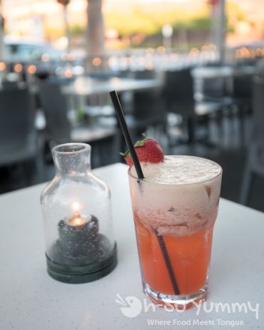 Cocktail on the patio at The Cottage La Jolla Cocktail on the patio at The Cottage La Jolla