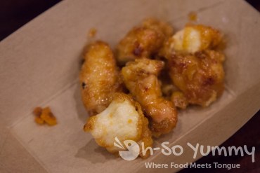 Taste of Downtown 2014 - sweet chili popcorn chicken at The Commons Bar Taste of Downtown 2014 - sweet chili popcorn chicken at The Commons Bar