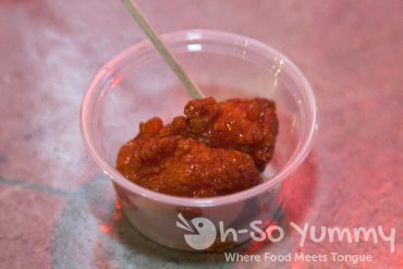 Taste of Downtown 2014 - chicken and waffle nugget at Tin Roof Taste of Downtown 2014 - chicken and waffle nugget at Tin Roof