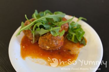 Solare Ristorante - Sicilian Meatball Sampler for celebration Solare Ristorante - Sicilian Meatball Sampler for celebration