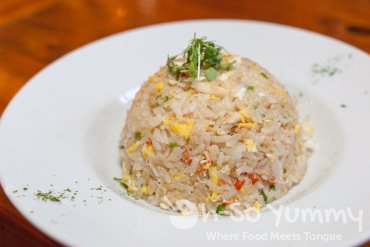 crab fried rice at Azuki Sushi in San Diego crab fried rice at Azuki Sushi in San Diego