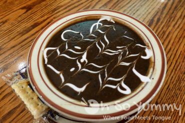 Black Bean Soup at Bright Angel Restaurant in the Grand Canyon Black Bean Soup at Bright Angel Restaurant in the Grand Canyon