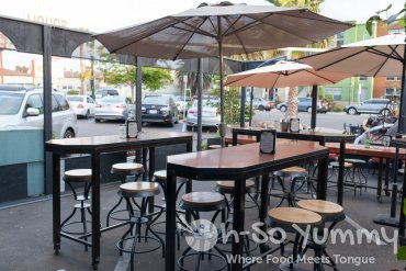 outdoor seating at Cafe 21 outdoor seating at Cafe 21