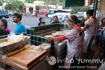 fresh tortillas made at Cafe Coyote in Old Town San Diego fresh tortillas made at Cafe Coyote in Old Town San Diego