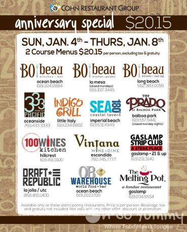 Cohn Anniversary Special 2015 promotional flyer Cohn Anniversary Special 2015 promotional flyer