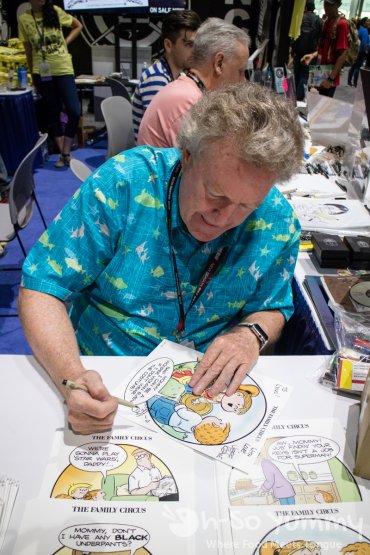 Jeff Keane from Family Circus signing at San Diego Comic Con 2017 Jeff Keane from Family Circus signing at San Diego Comic Con 2017