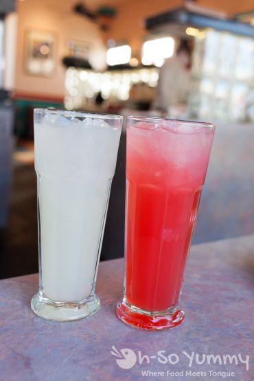 italian soda and lemonade at Crest Cafe italian soda and lemonade at Crest Cafe