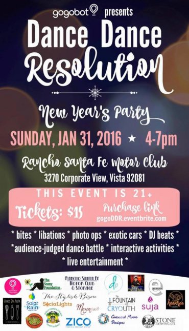 Dance Dance Resolution flyer Dance Dance Resolution flyer