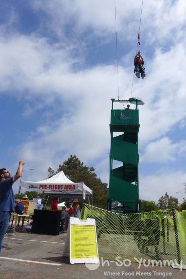 zipline at Harborfest in Chula Vista zipline at Harborfest in Chula Vista