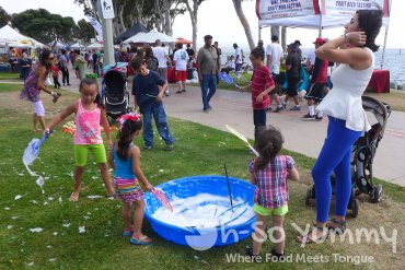 bubble pools at Harborfest in Chula Vista bubble pools at Harborfest in Chula Vista