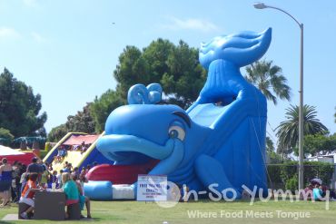 inflatable play areas at Harborfest in Chula Vista inflatable play areas at Harborfest in Chula Vista