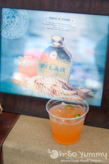 ponche de verano with Papa Pilar Rum at Latin Food Fest San Diego ponche de verano with Papa Pilar Rum at Latin Food Fest San Diego