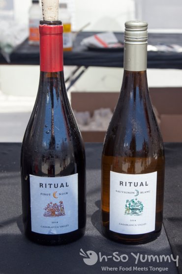 Ritual wine pinor noir and sauvignon blanc at Latin Food Fest San Diego Ritual wine pinor noir and sauvignon blanc at Latin Food Fest San Diego