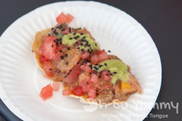 Kokopelli tacos a las brasas at Latin Food Fest San Diego Kokopelli tacos a las brasas at Latin Food Fest San Diego