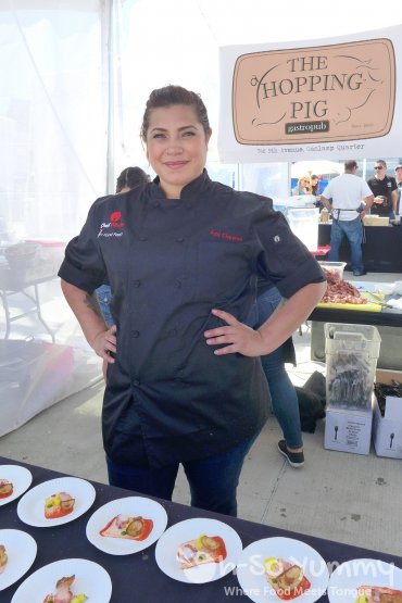 Chef Ami Cisneros at Latin Food Fest San Diego Chef Ami Cisneros at Latin Food Fest San Diego
