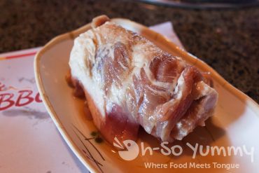 Pork Galbi at Manna BBQ Pork Galbi at Manna BBQ