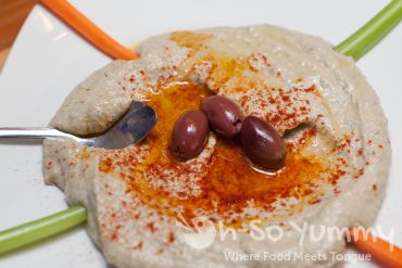 Baba Ghanoush at Meze Greek Fusion in San Diego Baba Ghanoush at Meze Greek Fusion in San Diego