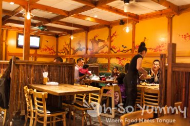 dining tables at Nozomi Sushi dining tables at Nozomi Sushi