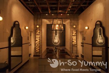 OB Warehouse fancy bathroom entrance OB Warehouse fancy bathroom entrance