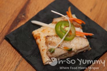 Banh Mi Pork Belly at OB Warehouse in San Diego, CA Banh Mi Pork Belly at OB Warehouse in San Diego, CA