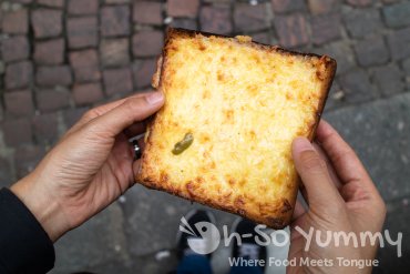 ham and cheese sandwich from Boulangerie Patisserie in Paris France ham and cheese sandwich from Boulangerie Patisserie in Paris France