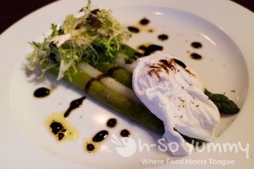 Asparagus at La Coincidence in Paris France Asparagus at La Coincidence in Paris France