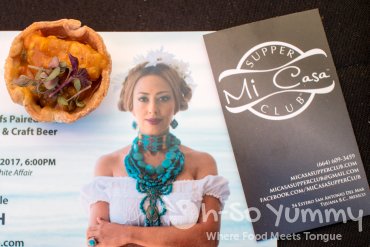 Chef Bo Bendana sample at Sabor Latino Chef Bo Bendana sample at Sabor Latino