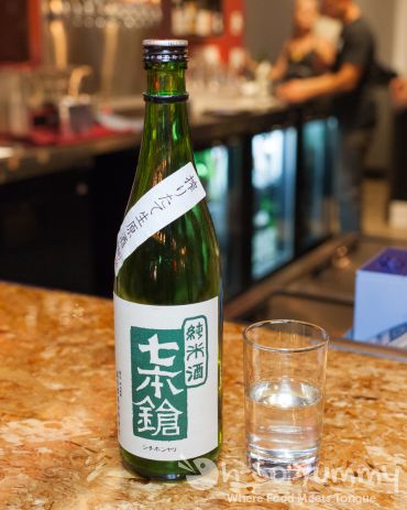 Seven Spearsmen Junmai Nama Genshu at Saiko Sushi in North Park Seven Spearsmen Junmai Nama Genshu at Saiko Sushi in North Park