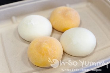 mochi dessert at San Diego Poke Co mochi dessert at San Diego Poke Co
