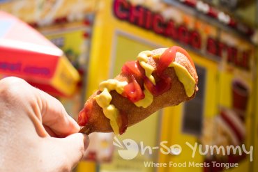 mini corn dog at San Diego Fair 2017 Where the West is Fun mini corn dog at San Diego Fair 2017 Where the West is Fun
