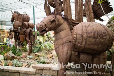 metal sculptures at San Diego Fair 2017 Where the West is Fun metal sculptures at San Diego Fair 2017 Where the West is Fun
