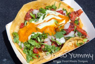 Lupes pastor taco at Tacotopia Lupes pastor taco at Tacotopia