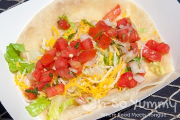 Encinitas Fish Shop smoked salmon taco at Tacotopia Encinitas Fish Shop smoked salmon taco at Tacotopia