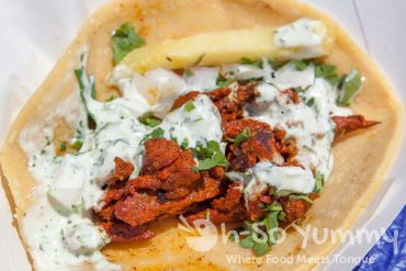 The Taco Stand el pastor taco at Tacotopia The Taco Stand el pastor taco at Tacotopia