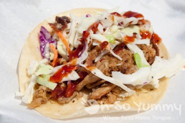 Cali Comfort BBQ taco at Tacotopia Cali Comfort BBQ taco at Tacotopia
