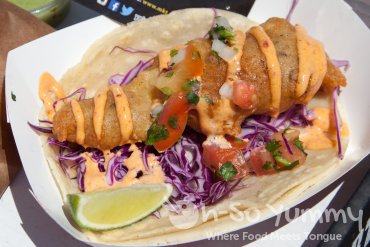 The Classic Taco baja fish taco at Tacotopia The Classic Taco baja fish taco at Tacotopia