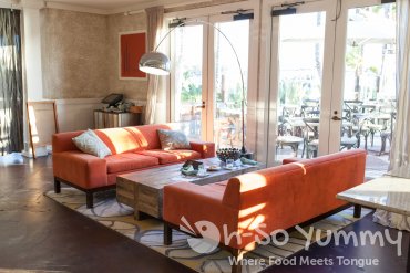 cozy nook area of Tidal restaurant in Mission Bay of San Diego cozy nook area of Tidal restaurant in Mission Bay of San Diego