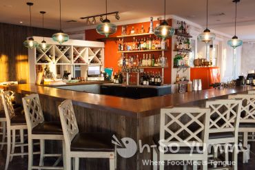 bar area of Tidal restaurant in Mission Bay of San Diego bar area of Tidal restaurant in Mission Bay of San Diego